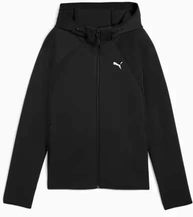 Puma Džemperis Moterims Evostripe Full-Zip Hoodie Juodas 688141 01