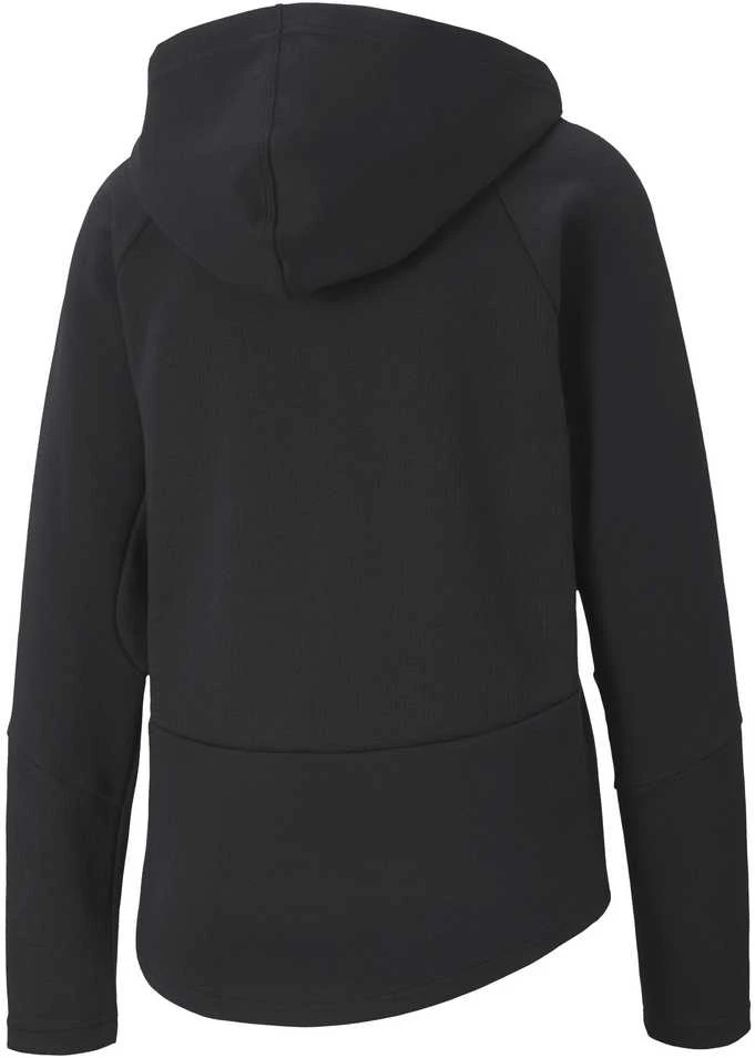 Puma Džemperis Moterims Evostripe Full-Zip Hoodie Juodas 583532 01