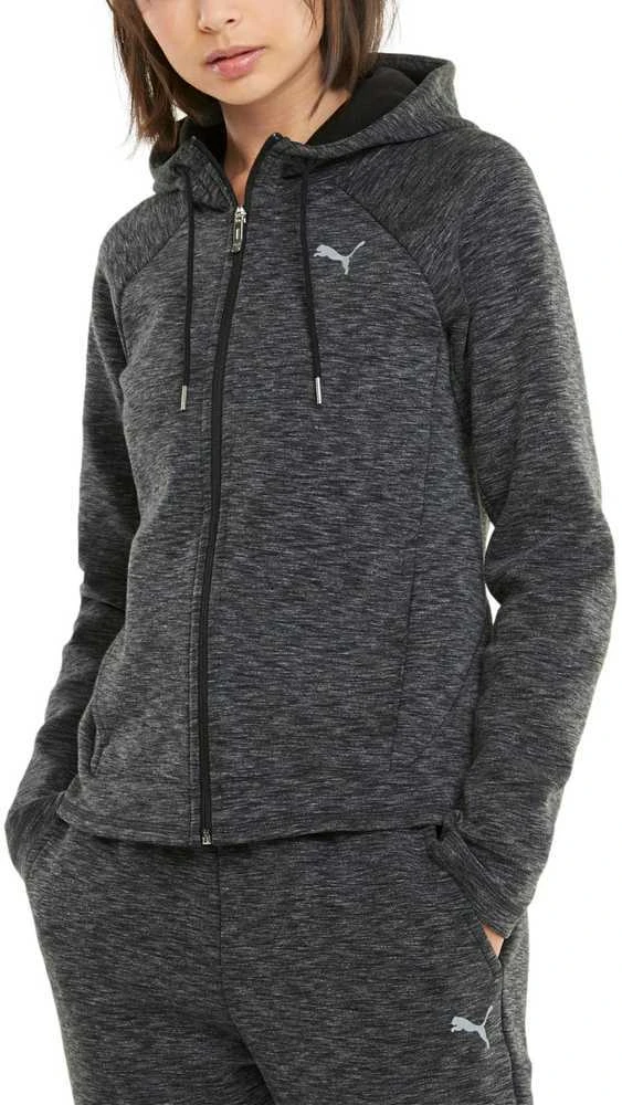 Puma Džemperis Moterims Evostripe Full-Zip Pilkas 589157 01