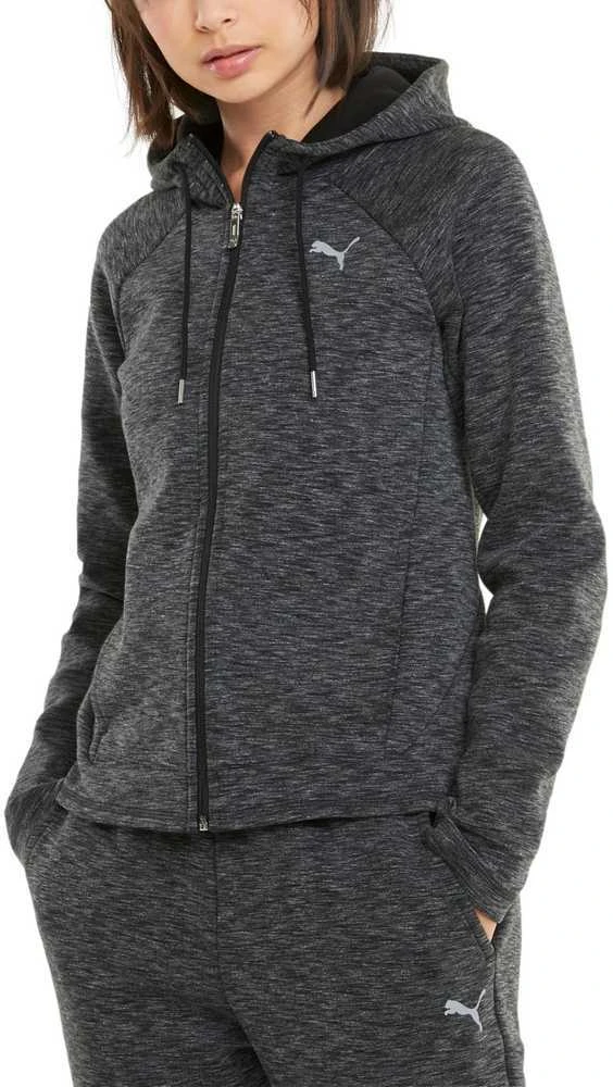 Puma Džemperis Moterims Evostripe Full-Zip Pilkas 589157 01