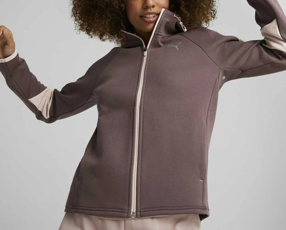 Puma Džemperis Moterims Evostripe Full Zip Violetinė 849809 75