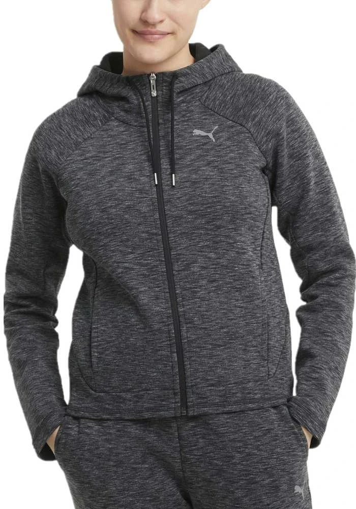 Puma Džemperis Moterims Evostripe Full-Zip Pilkas 585945 01