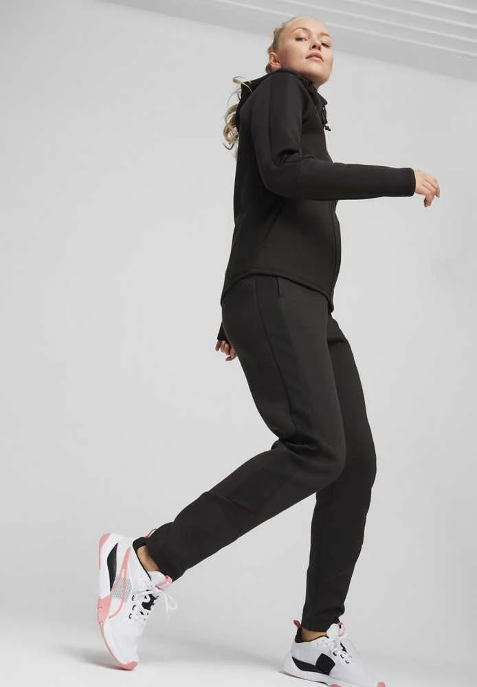 Puma Džemperis Moterims Evostripe Fz Hoodie Juodas 677878 01