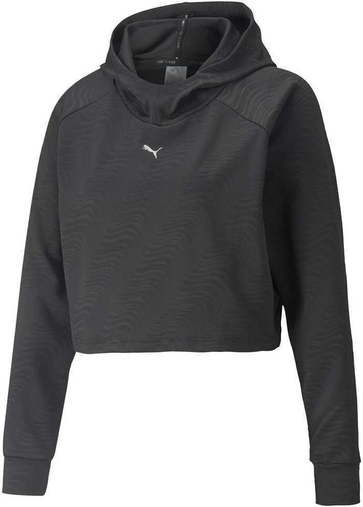 Puma Džemperis Moterims Flawlees Pullover Hoodie Juodas 521551 01