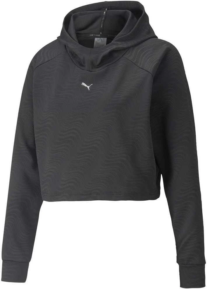 Puma Džemperis Moterims Flawlees Pullover Hoodie Juodas 521551 01