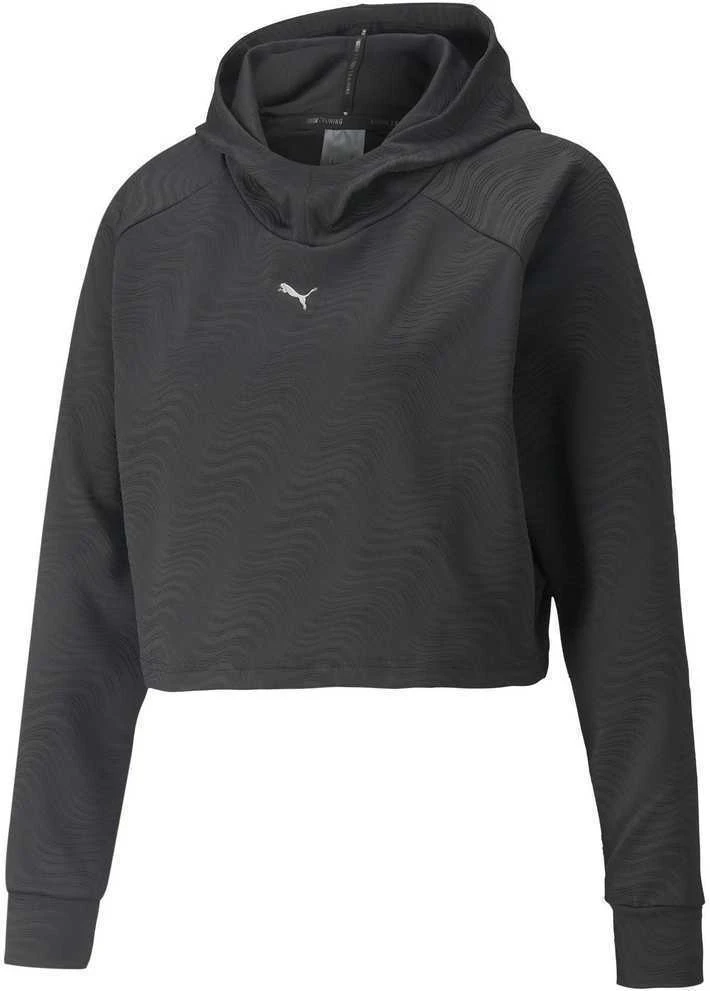 Puma Džemperis Moterims Flawlees Pullover Hoodie Juodas 521551 01