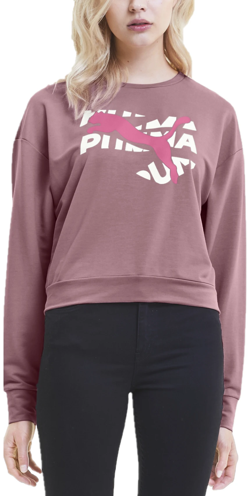 Puma Džemperis Moterims Modern Sports Crew Froglove Dark Rožinė 583539 16