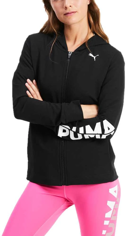 Puma Džemperis Moterims Modern Sports Full - Zip Hood Juodas 583542 01
