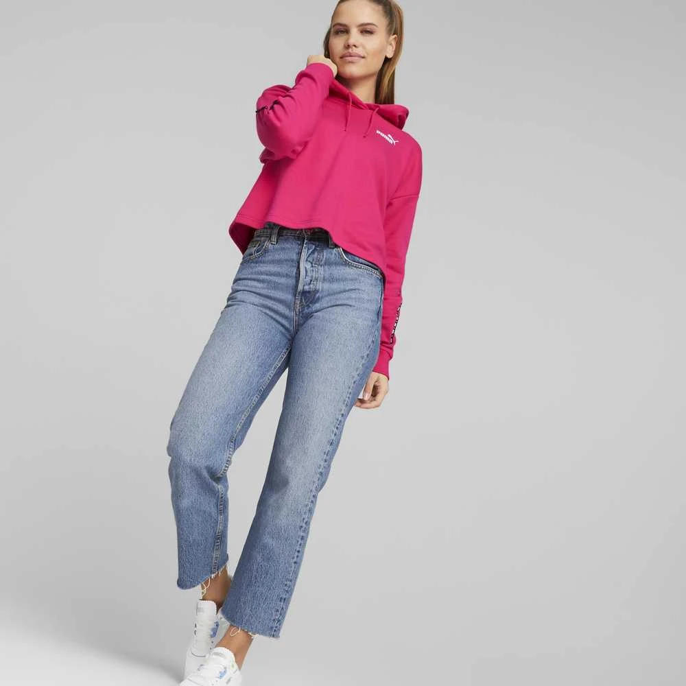 Puma Džemperis Moterims Power Tape Hoodie Rožinė 673632 64