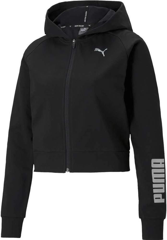 Puma Džemperis Moterims Rtg Full-Zip Hoodie Juodas 586485 01