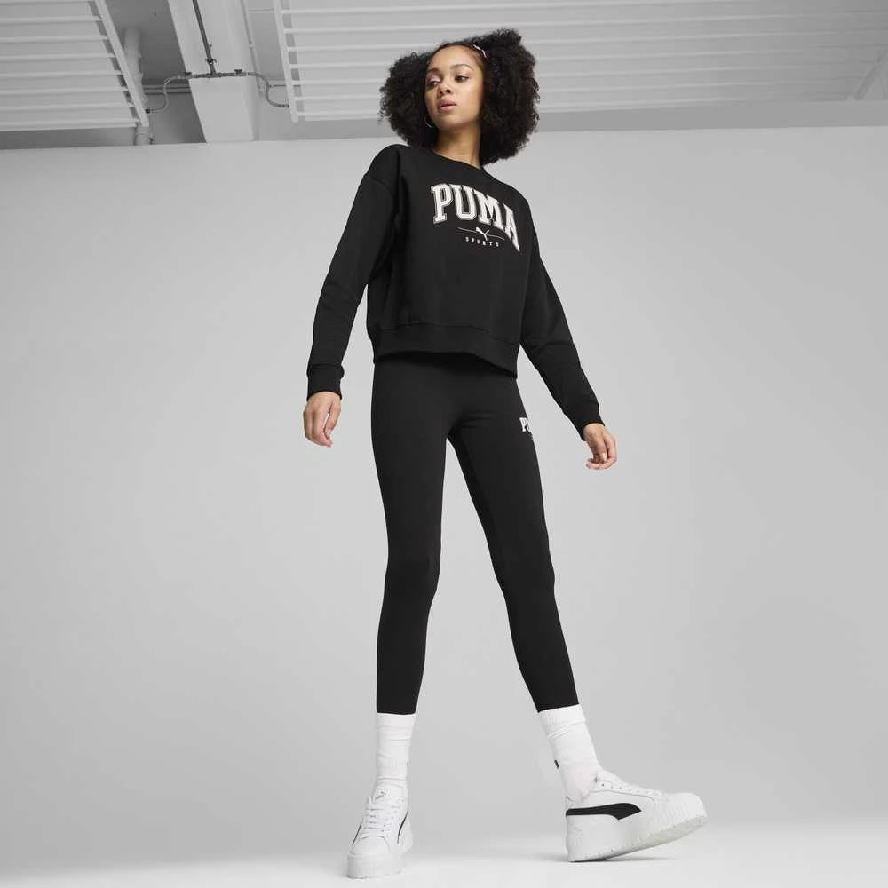 Puma Džemperis Moterims Squad Crew Fl Juodas 681539 01