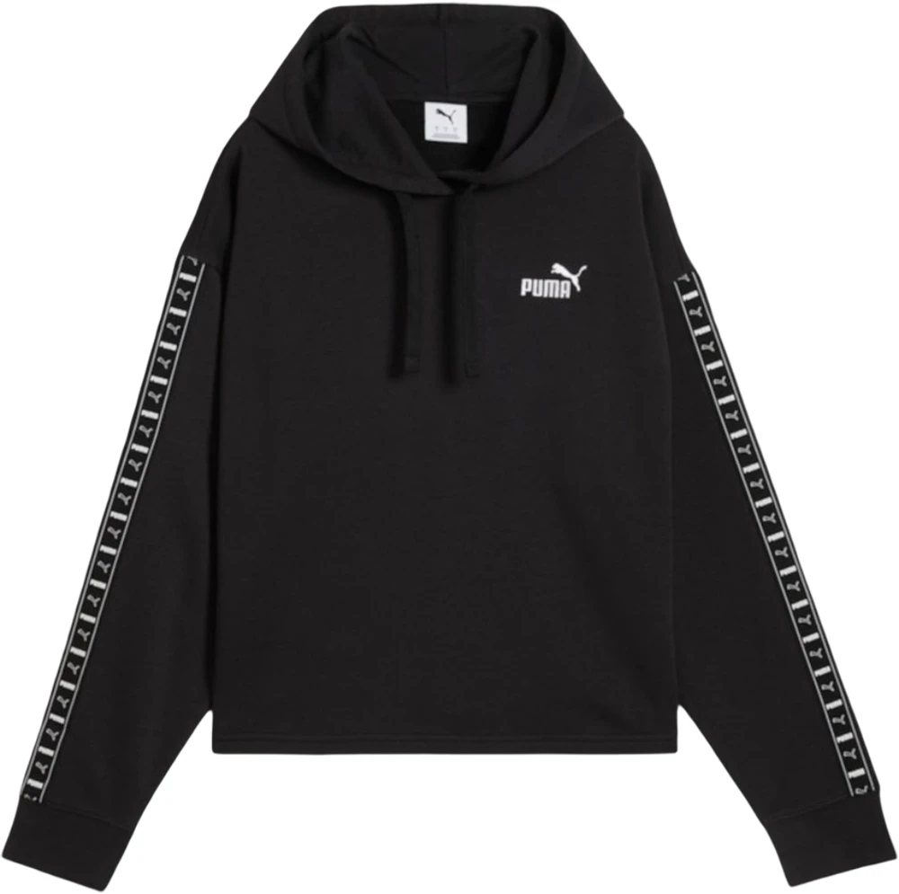 Puma Džemperis Moterims Tape Comfort Crop Hoodie Juodas 685011 01