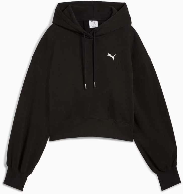 Puma Džemperis Moterims Wardrobe Ess Relaxed Croppe Juodas 629746 01