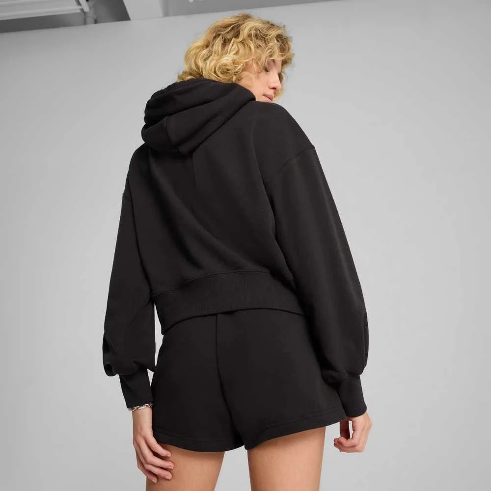 Puma Džemperis Moterims Wardrobe Ess Relaxed Croppe Juodas 629746 01
