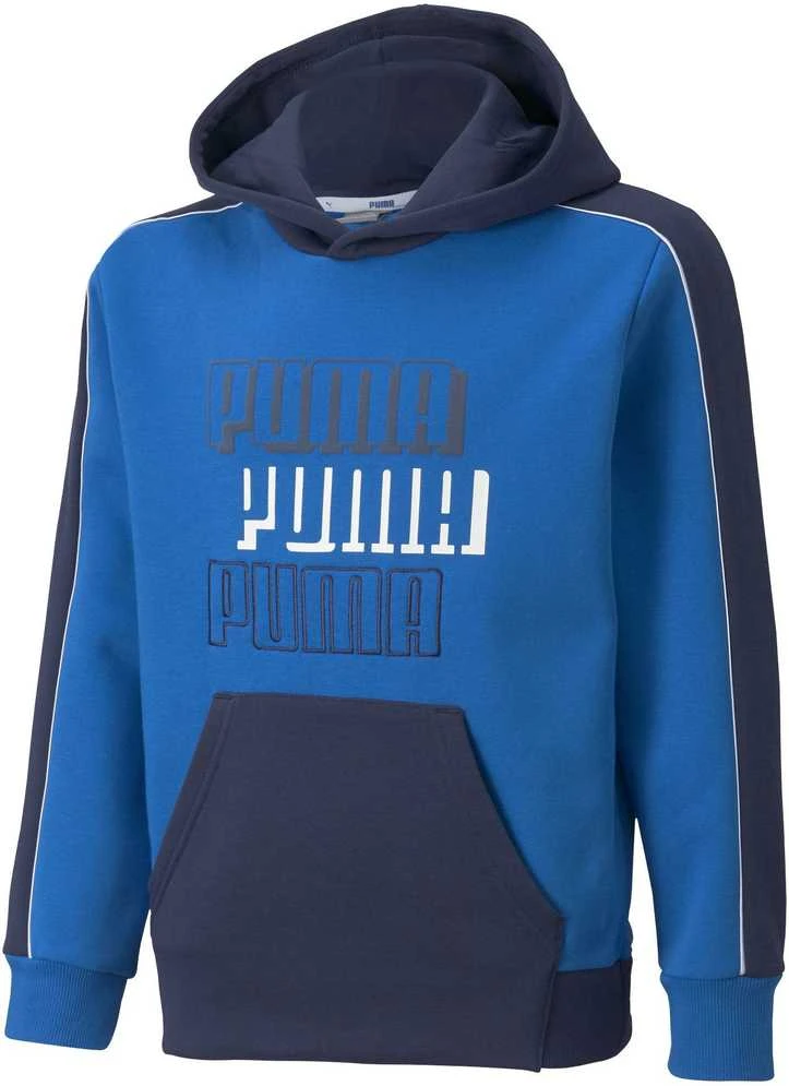 Puma Džemperis Paaugliams Alpha Hoodie FL Mėlyna 589275 63