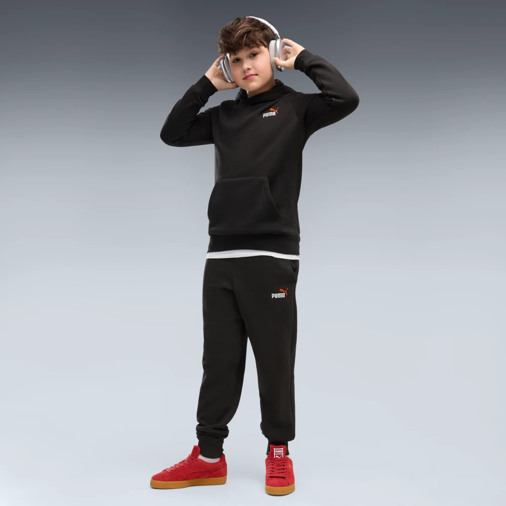 Puma Džemperis Paaugliams Ess 2 Color Small Logo Hoodie Fl Juodas 685825 71