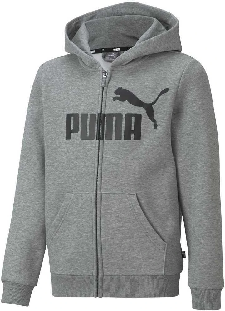 Puma Džemperis Paaugliams Ess Big Logo Fz Pilkas 586967 03
