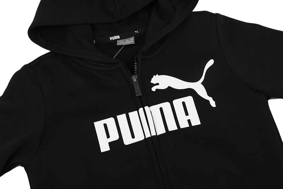 Puma Džemperis Paaugliams Ess Big Logo Fz Juodas 586967 01