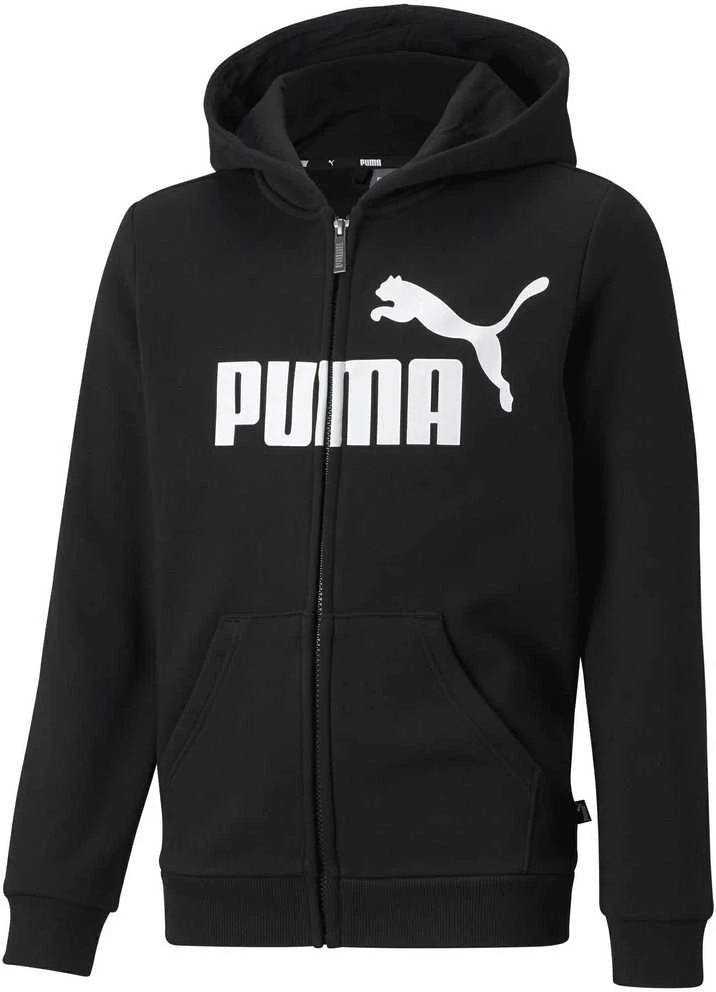 Puma Džemperis Paaugliams Ess Big Logo Fz Juodas 586967 01