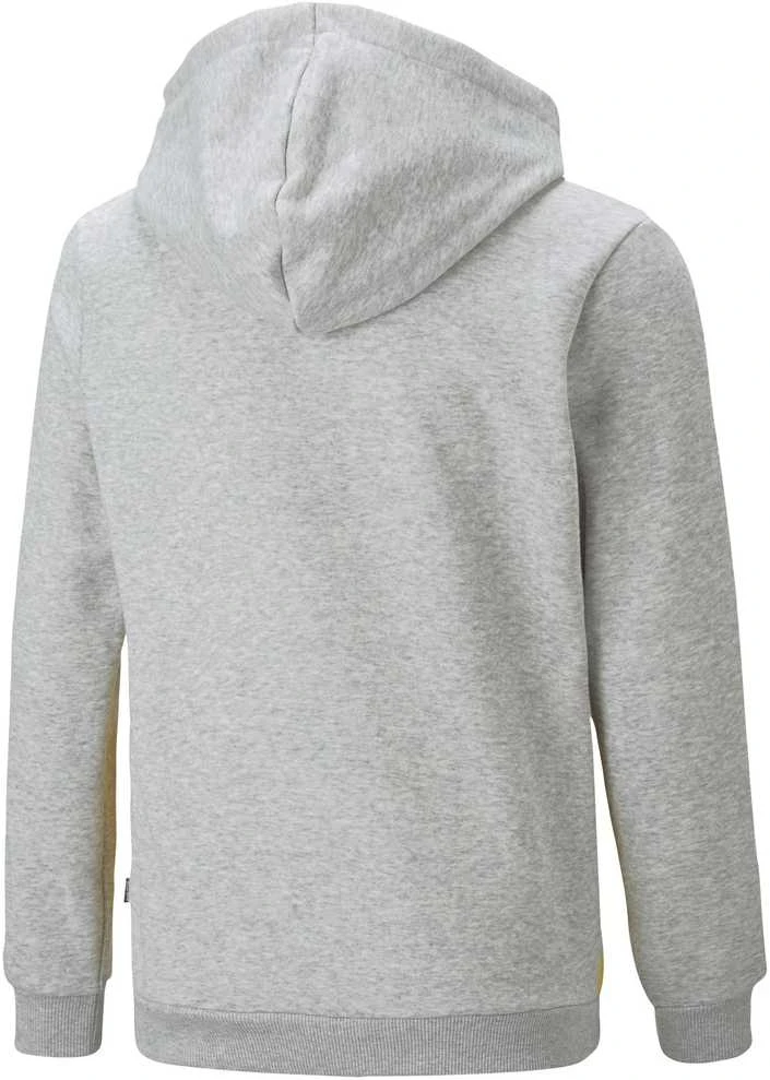 Puma Džemperis Paaugliams Ess Block Hoodie Juodas Pilkas Geltona 849081 04