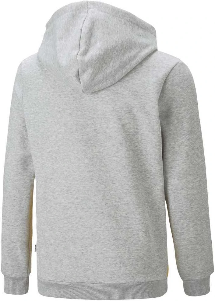 Puma Džemperis Paaugliams Ess Block Hoodie Juodas Pilkas Geltona 849081 04
