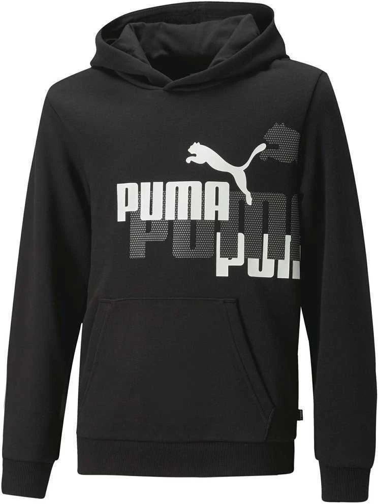 Puma Džemperis Paaugliams Ess+ Logo Power Hoodie Juodas 673262 01