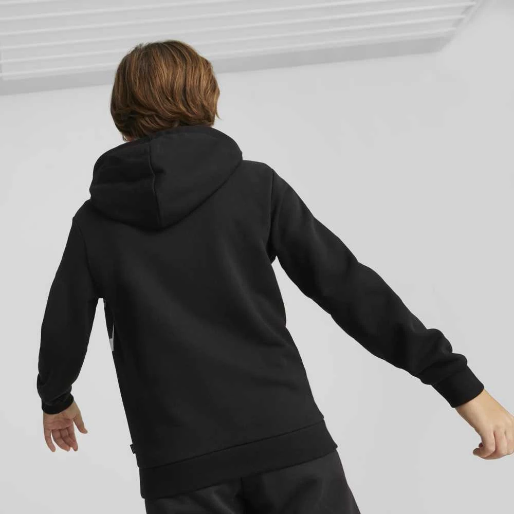Puma Džemperis Paaugliams Ess+ Logo Power Hoodie Juodas 673262 01