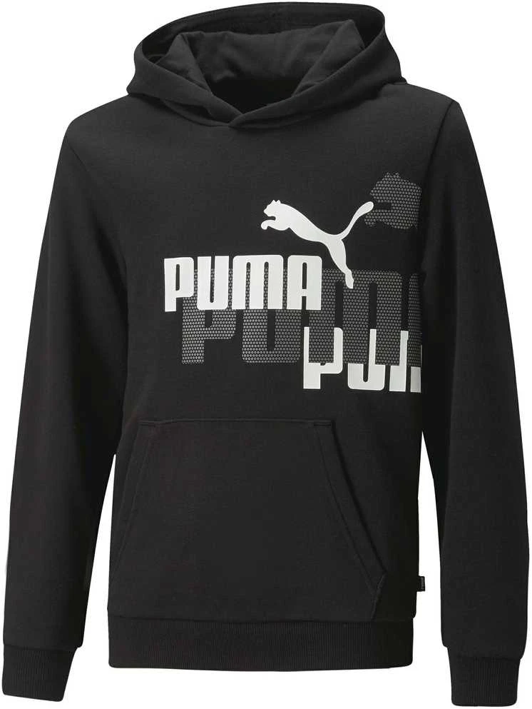 Puma Džemperis Paaugliams Ess+ Logo Power Hoodie Juodas 673262 01