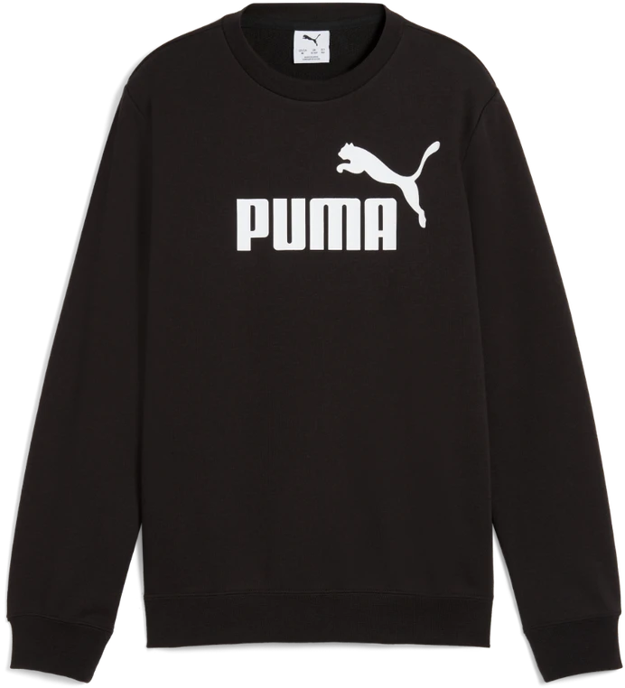 Puma Džemperis Paaugliams Ess No.1 Logo Crew Hoodie Juodas 684910 01