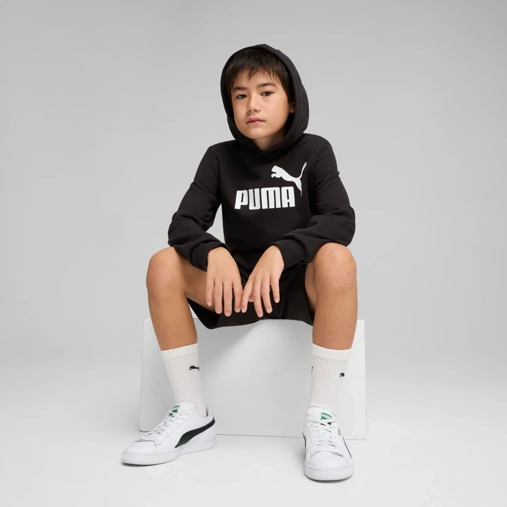 Puma Džemperis Paaugliams Ess No.1 Logo Hoodie Juodas 684909 01