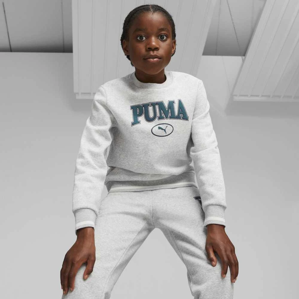 Puma Džemperis Paaugliams Squad Crew Fl Pilkas 676355 04