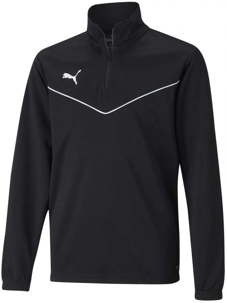 Puma Džemperis Paaugliams TeamRise 1/4 Zip Juodas 657395 03