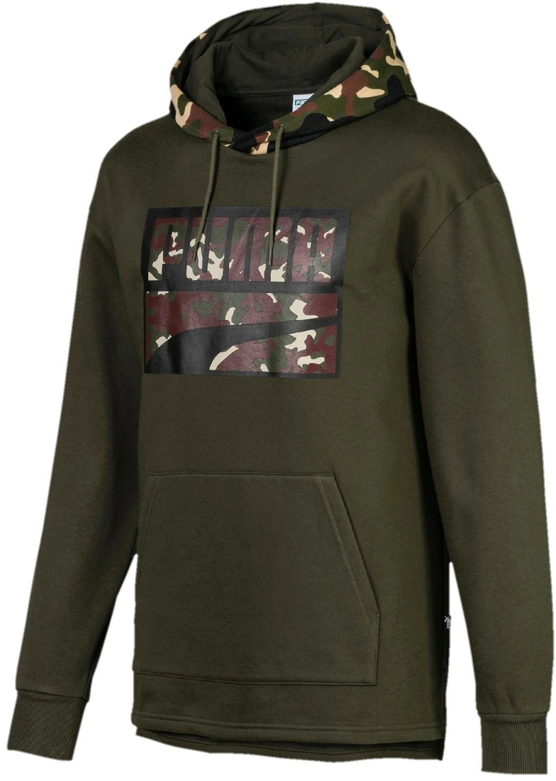 Puma Džemperis Rebel Camo Hoody Khaki
