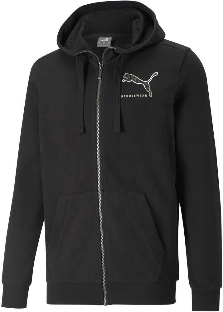 Puma Džemperis Vyrams Athletics Hoodie Juodas 585761 01
