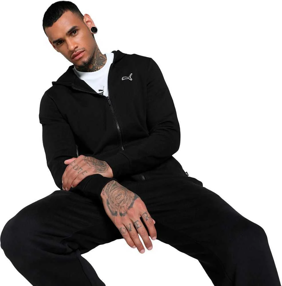 Puma Džemperis Vyrams Better Essentials Full-Zip Fl Juodas 676815 01