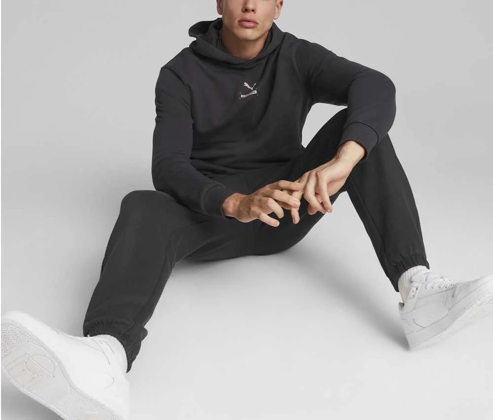 Puma Džemperis Vyrams Better Hoodie Fl Phantom Juodas 670027 75