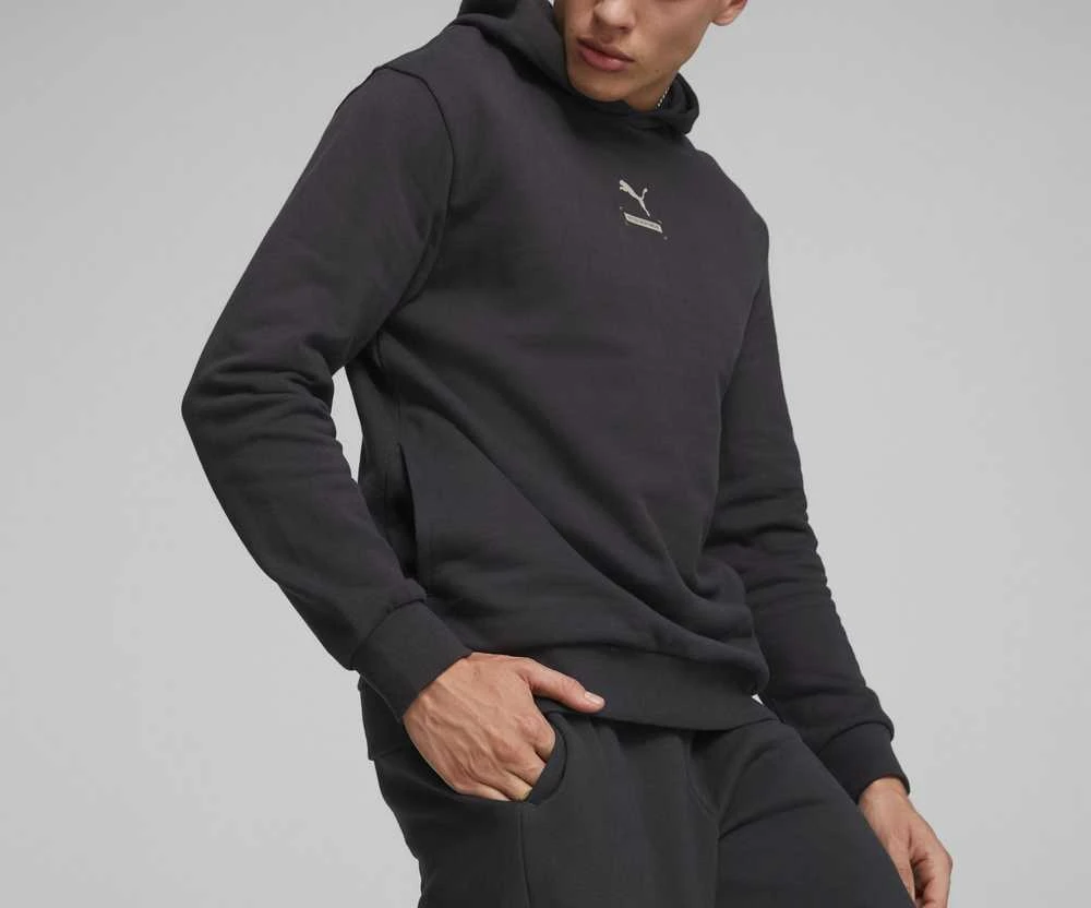 Puma Džemperis Vyrams Better Hoodie Fl Phantom Juodas 670027 75