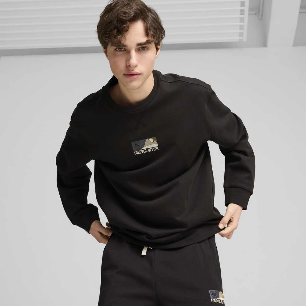 Puma Džemperis Vyrams Better Sportswear Juodas 681758 01