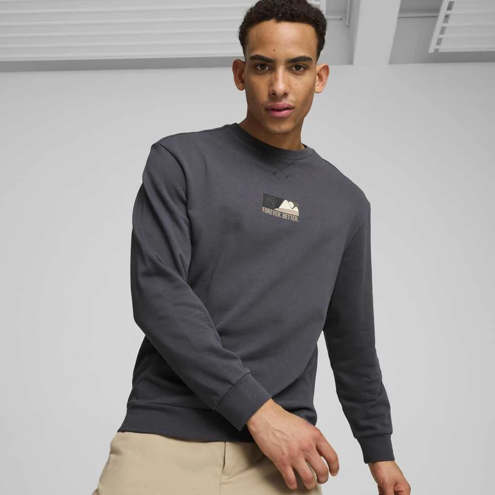 Puma Džemperis Vyrams Better Sportswear Galactic Gray 681758 69