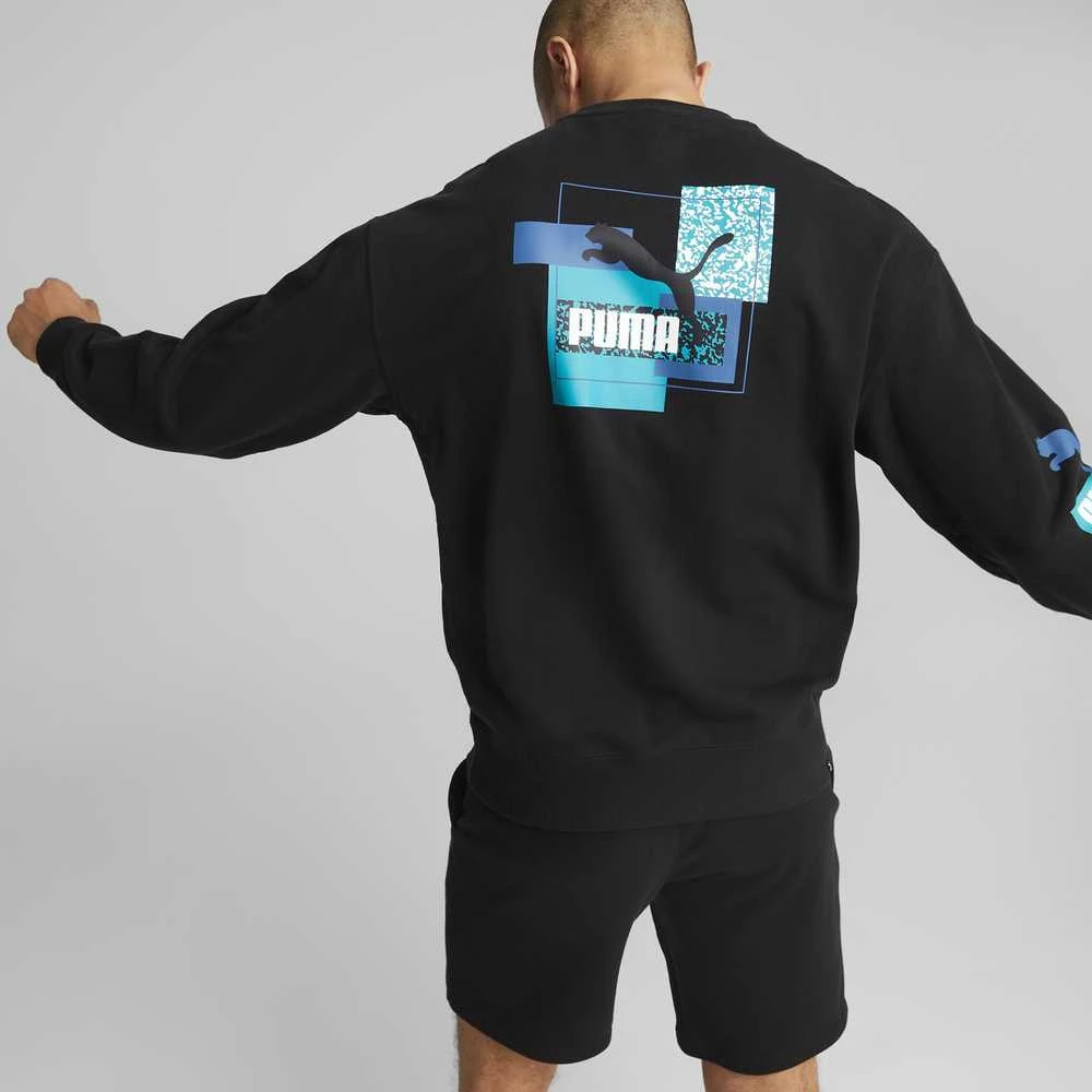 Puma Džemperis Vyrams Brand Love Crew Tr Juodas 535630 01