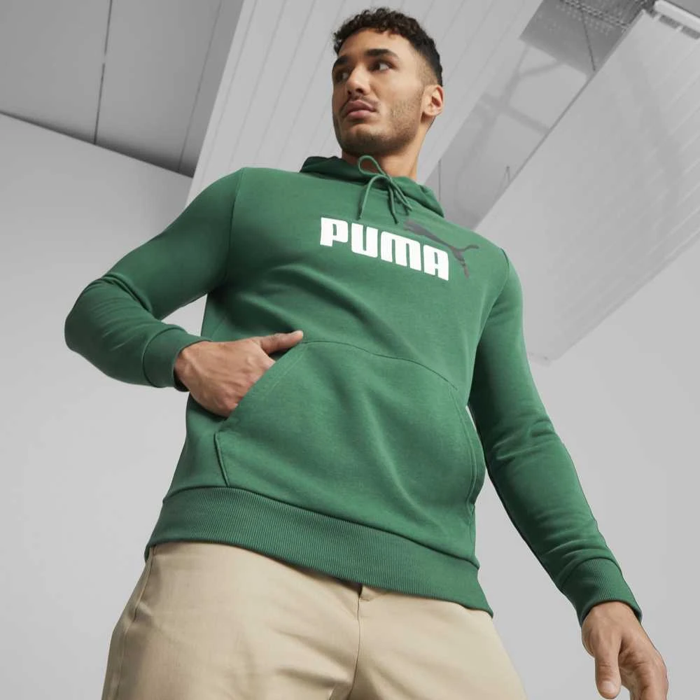 Puma Džemperis Vyrams Ess+ 2 Col Big Logo Žalias 586765 37