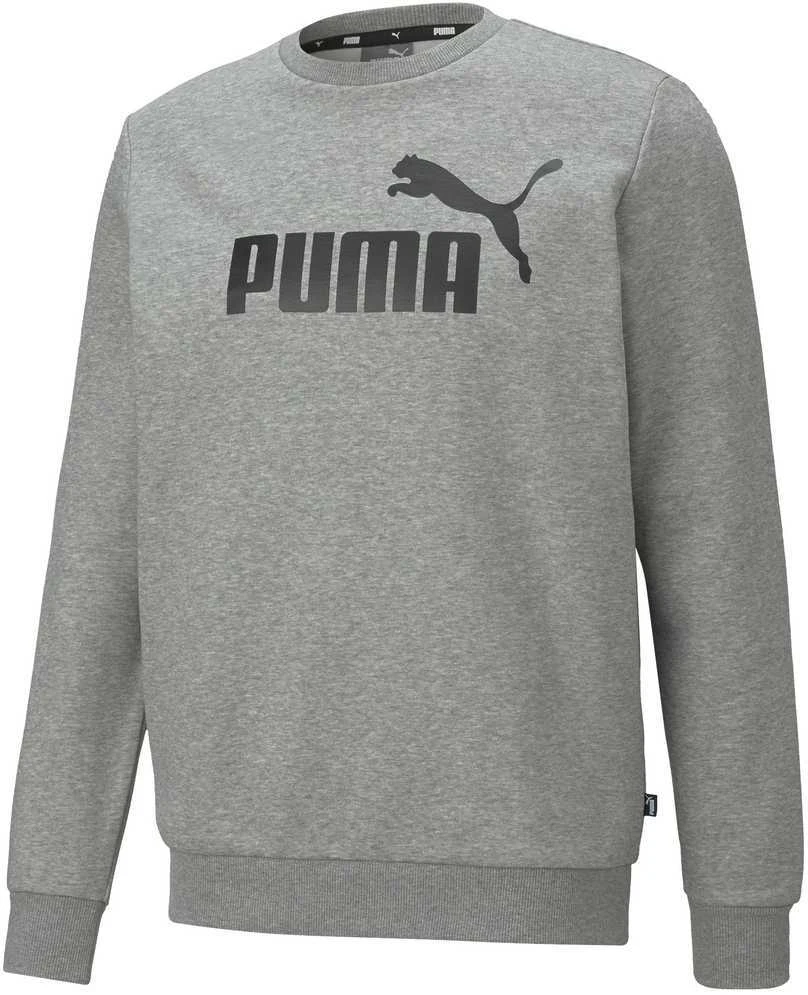 Puma Džemperis Vyrams Ess Big Logo Crew Pilkas 586678 03