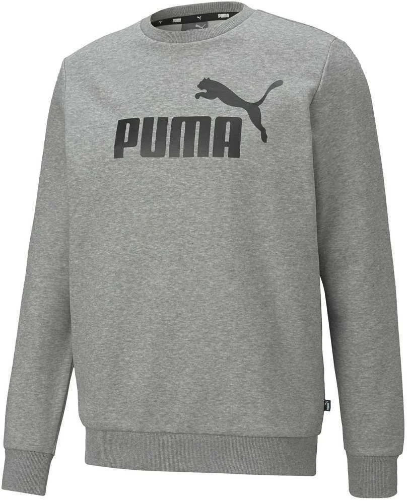 Puma Džemperis Vyrams Ess Big Logo Crew Pilkas 586678 03