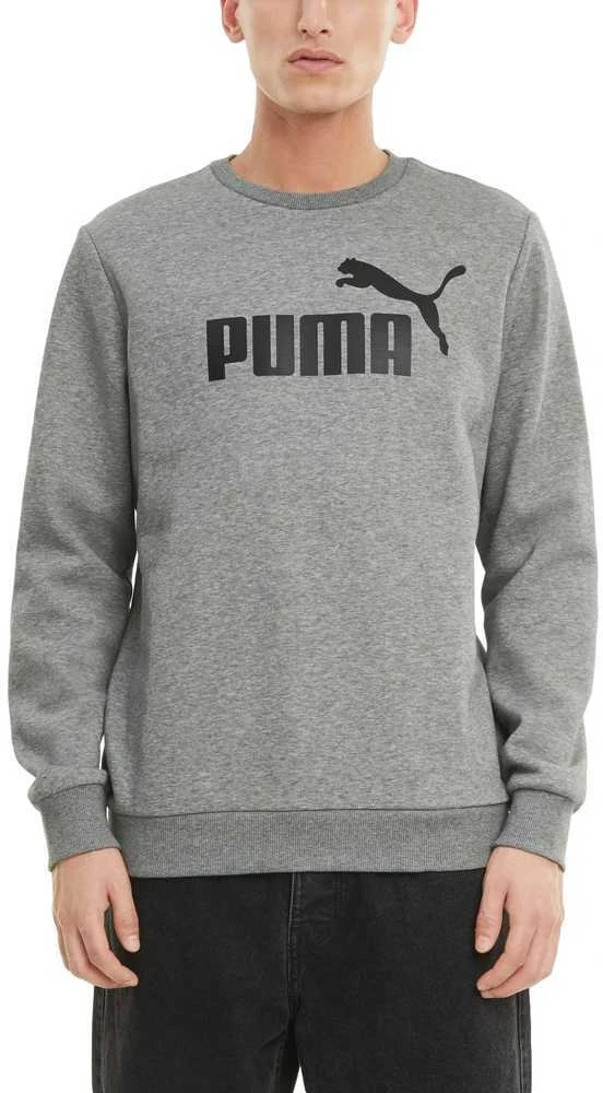 Puma Džemperis Vyrams Ess Big Logo Crew Pilkas 586678 03