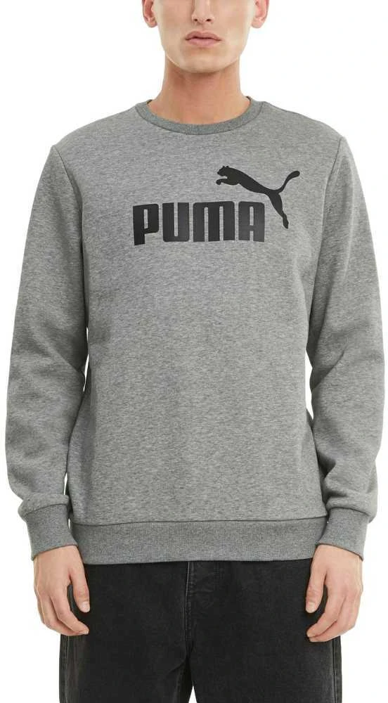 Puma Džemperis Vyrams Ess Big Logo Crew Pilkas 586678 03