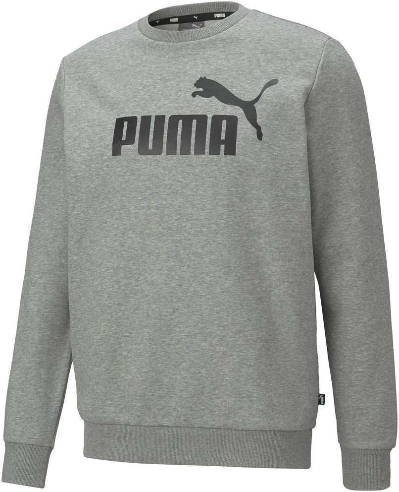 Puma Džemperis Vyrams Ess Big Logo Crew Pilkas 586678 03