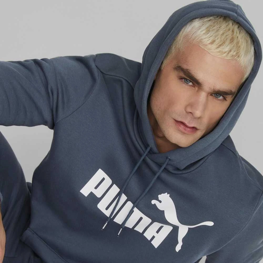 Puma Džemperis Vyrams Ess Big Logo Hoodie Mėlyna 586687 61