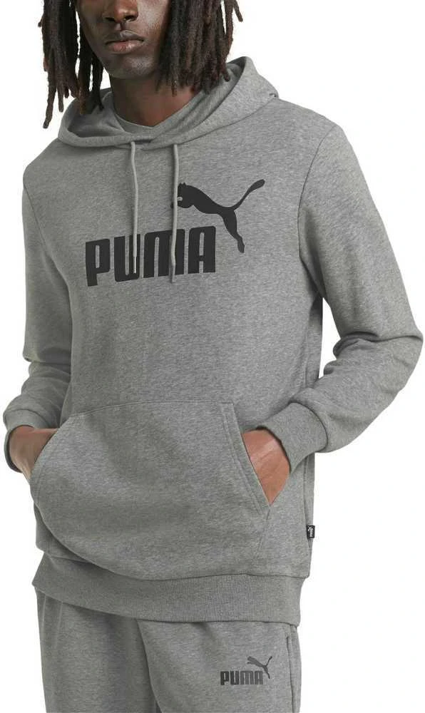 Puma Džemperis Vyrams Ess Big Logo Hoodie Pilkas 586688 03