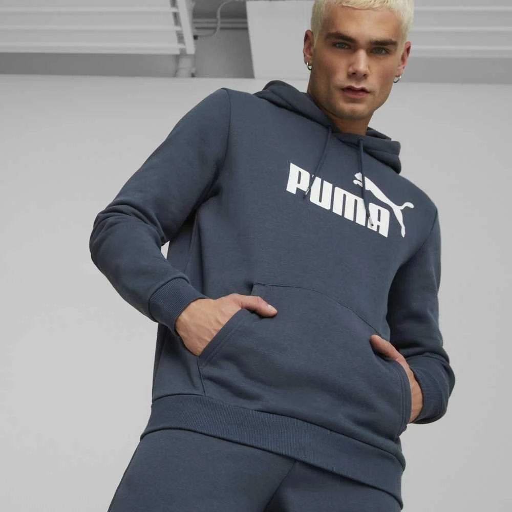 Puma Džemperis Vyrams Ess Big Logo Hoodie Mėlyna 586687 61