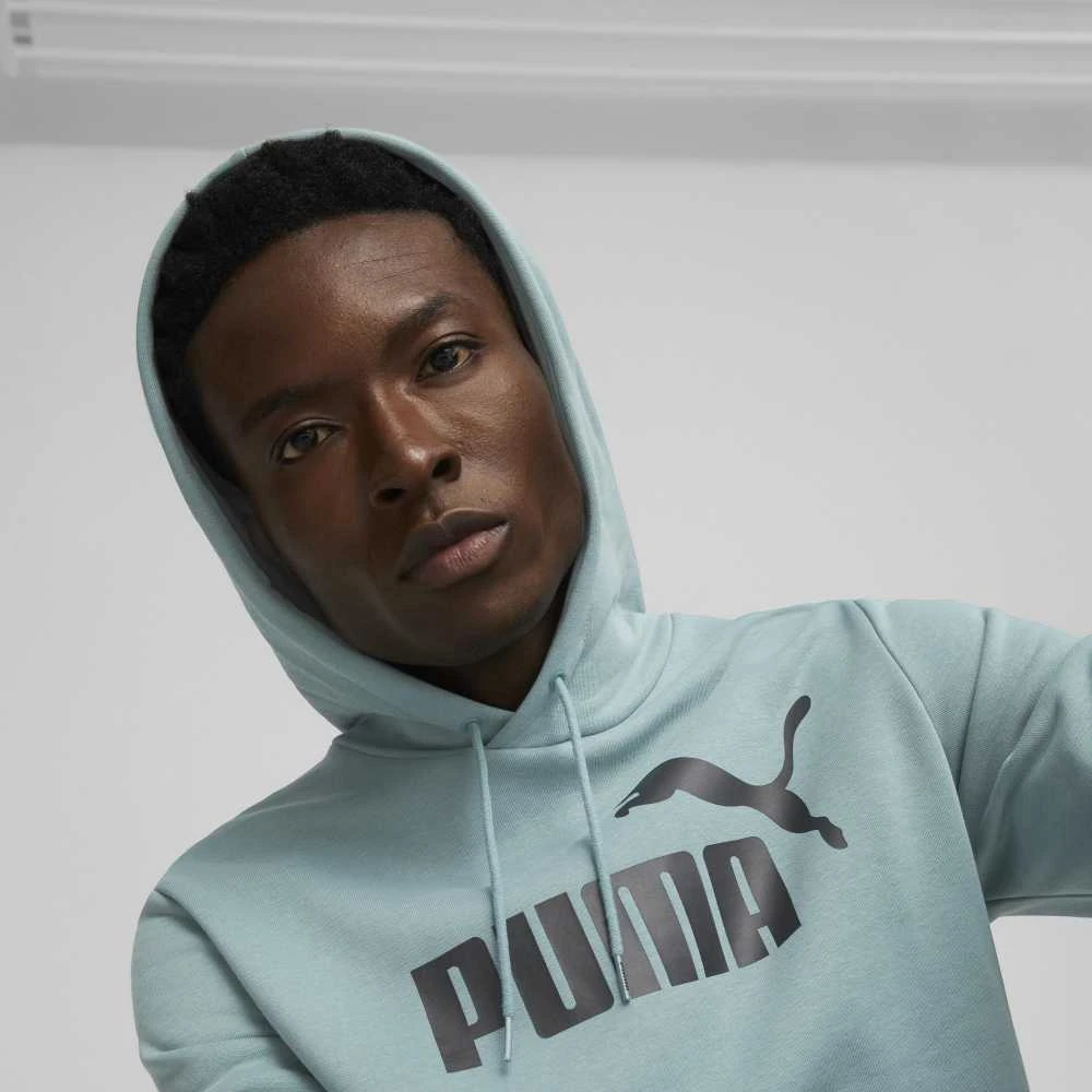 Puma Džemperis Vyrams Ess Big Logo Hoodie Žalias 586687 75